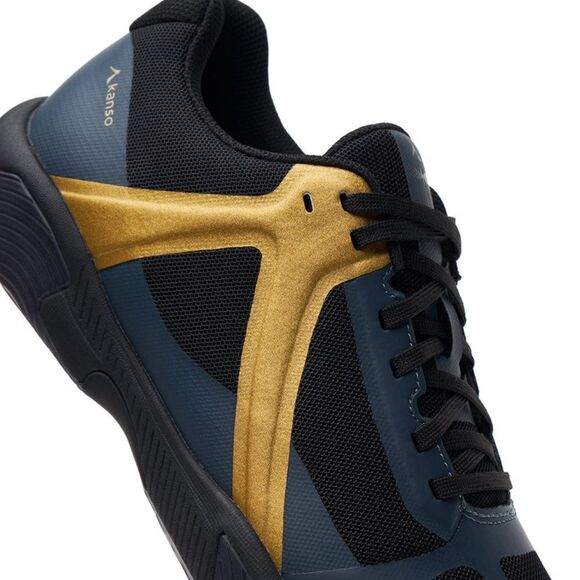 Kanso DragonFly Indoor Court Shoes Black/Gold size 7.5 NWT in box‎